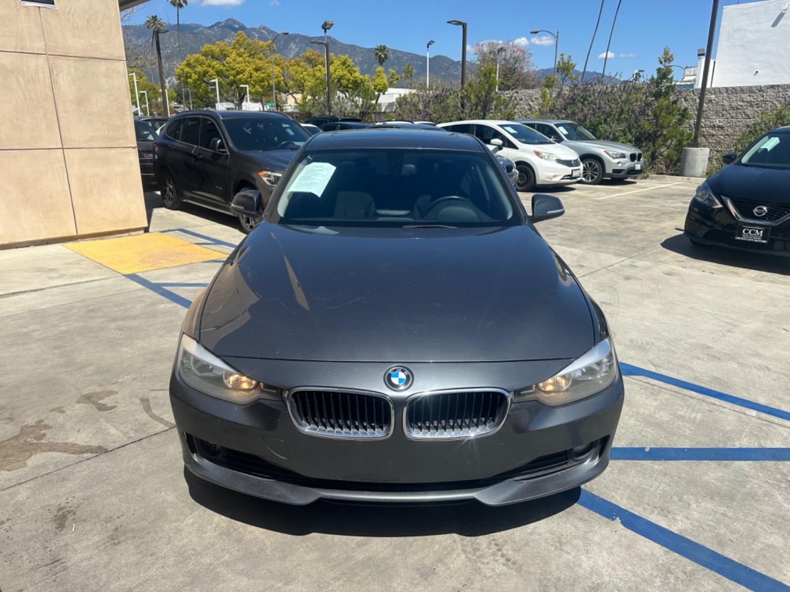 2014 Gray /Black BMW 3-Series leather (WBA3B1C52EK) with an 4 Cylinder engine, Automatic transmission, located at 30 S. Berkeley Avenue, Pasadena, CA, 91107, (626) 248-7567, 34.145447, -118.109398 - Photo #8